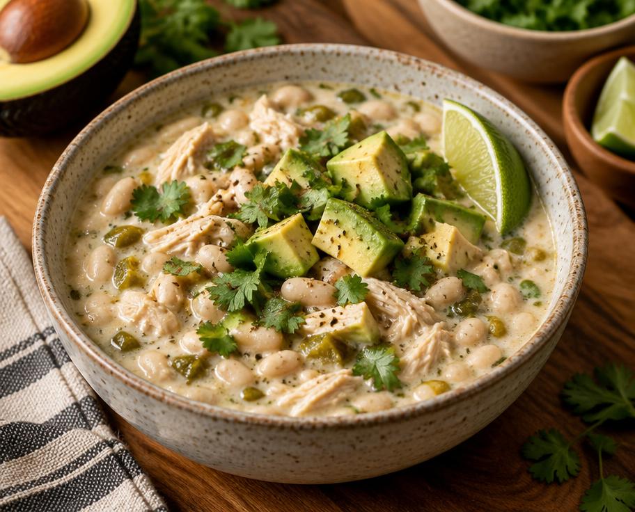 Green Chile White Chicken Chili
